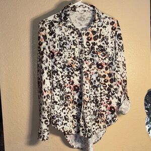 NWOT Eden & Olivia extra soft stretchy, black and white animal print with differ